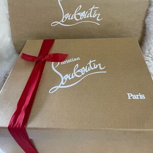 Christian Louboutin “Mule de Vienne” Floral Tassel Mules – Size 37 – Like New